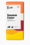 RAAKA Organic Bananas Foster Chocolate Bar Chocolate 66% cacao  (1.8 oz) - Unroasted Dark Chocolate