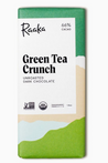 RAAKA Organic Dark Chocolate 66% cacao  (1.8 oz) - Green Tea Crunch