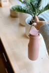 LocknLock Metro Bottle (16 oz) Double-wall Vacuum Insulated Tumbler - Pink, Grey