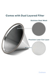 OVAL WARE Stainless Steel Coffee Filter